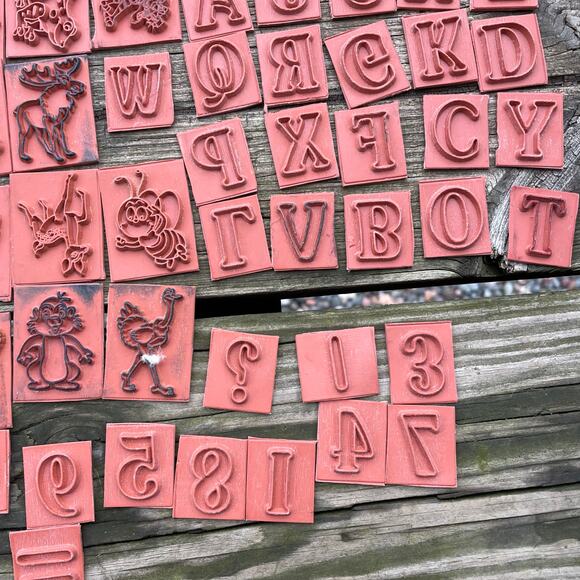 Rubber Stamping Stamp Kit Ink Art Kit Kids - Picture 9 of 16